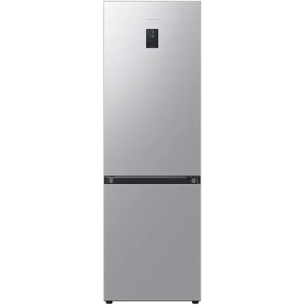 Combina frigorifica Samsung RB34C672ESA/EF, 344 l, No Frost, All Around Cooling, WIFI, AI Energy, Clasa E, Compresor Digital Inverter,H 185.3 cm, Argintiu