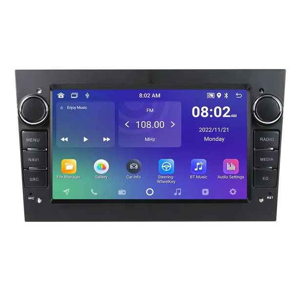 Navigatie dedicata cu Android Opel Zafira B 2005 - 2014, negru, 2GB RAM, Radio GPS Dual Zone, Display HD IPS 7" Touchscreen, Internet Wi-Fi, Bluetooth, MirrorLink, USB