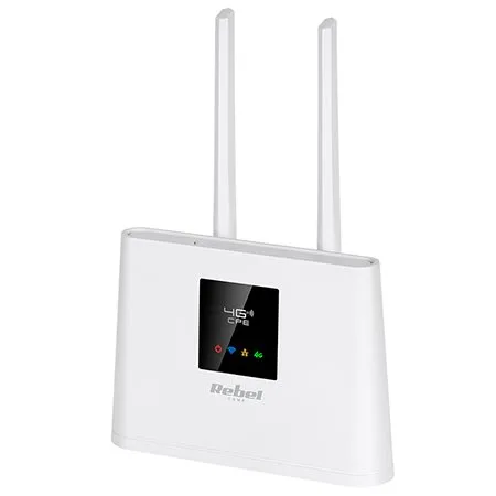 Router wireless 4G LTE cu slot cartela SIM, 2 antene, LAN, Rebel RB-0702