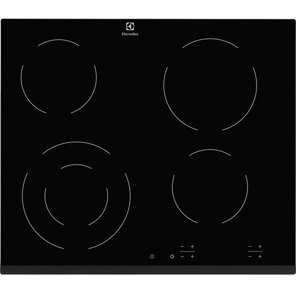 Plita incorporabila EHF6241FOK electrica vitroceramica 4 arzatoare neagra