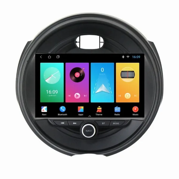Navigatie dedicata cu Android Mini Clubman (F54) 2015 - 2020, 2GB RAM, Radio GPS Dual Zone, Display HD IPS 9" Touchscreen, Internet Wi-Fi, Bluetooth, MirrorLink, USB