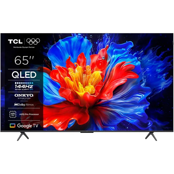 Televizor Smart QLED 55P8K 139cm 65inch Ultra HD 4K Google TV Black