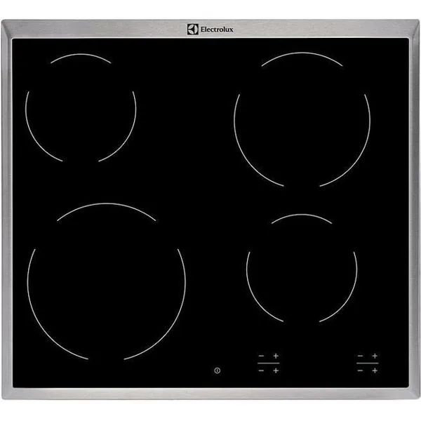 Plita incorporabila Electrolux EHF6240XXK, Electrica, Vitroceramica, 4 Zone de gatit, Touch control, 60 cm, Negru