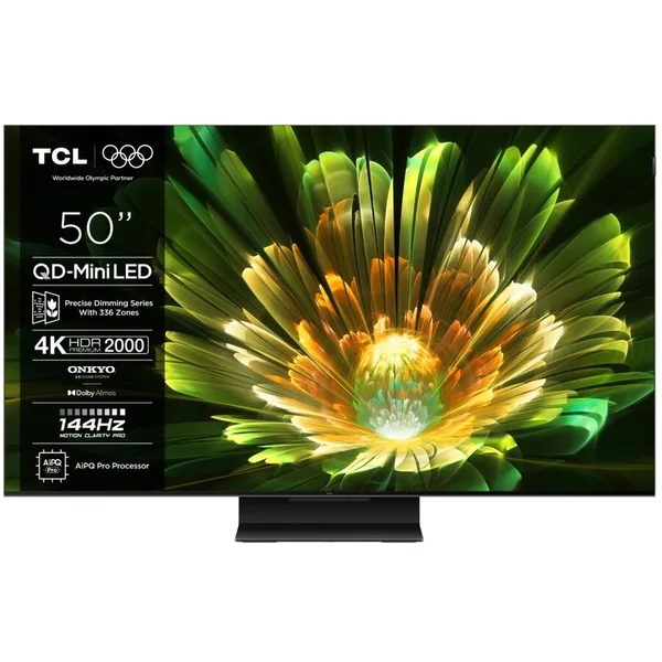 Televizor Mini LED 50Q7C 126cm 50inch Google TV Ultra HD 4K Black