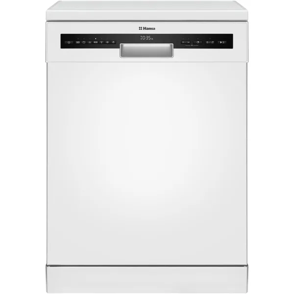 Masina de spalat vase standard Hansa ZWM627WH, Capacitate 14 seturi, Numar programe 7, Clasa energetica D, 3 sertare, 44 db nivel zgomot, Open Dry, 60 cm, Alb