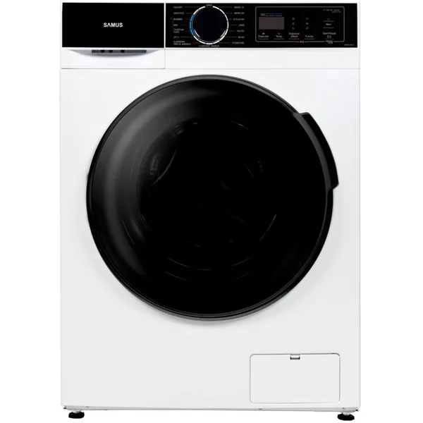 Masina de Spalat Rufe Automata WSADI-8143 Capacitate 8Kg 15 Programe Alb/Negru