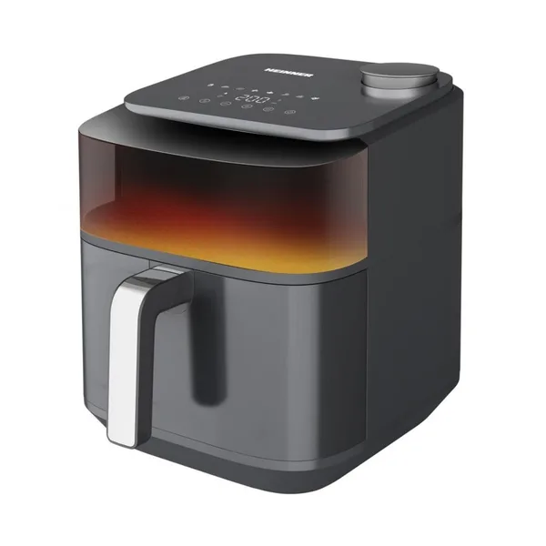 Friteuza cu Aer Cald CrispSteam Elite HAF-H7DLST1800 6.7L 8 Programe Presetate Timer Functie Pulverizare Apa Control Touch 1800W Gri Antracit