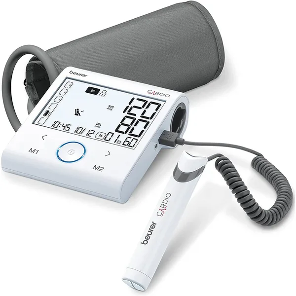 Tensiometru BM 96 Cardio with ECG function, blood pressure monitor (white/grey)
