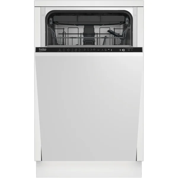 Masina de spalat vase incorporabila Beko BDIS35030, 10 seturi, 6 programe, 45 cm, Clasa D, SteamGloss, AquaIntense