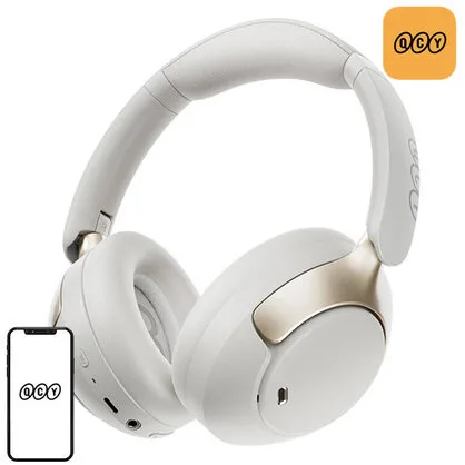 Casti Wireless H3 Pro Bluetooth / Cablu 3.5mm USB-C ANC Alb