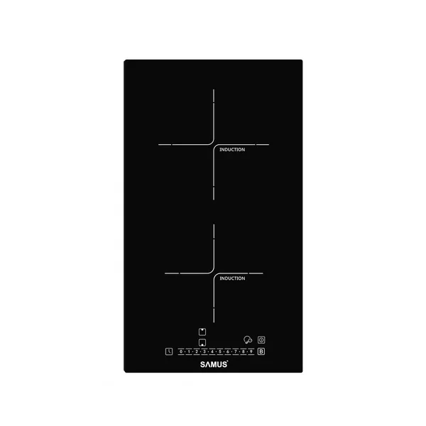 Plita electrica incorporabila PSI-32BG5 inductie 2 zone de gatit 3500W Negru