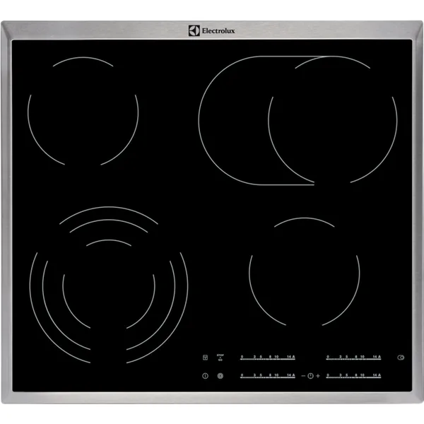Plita EHF46547XK 4 arzatoare Negru