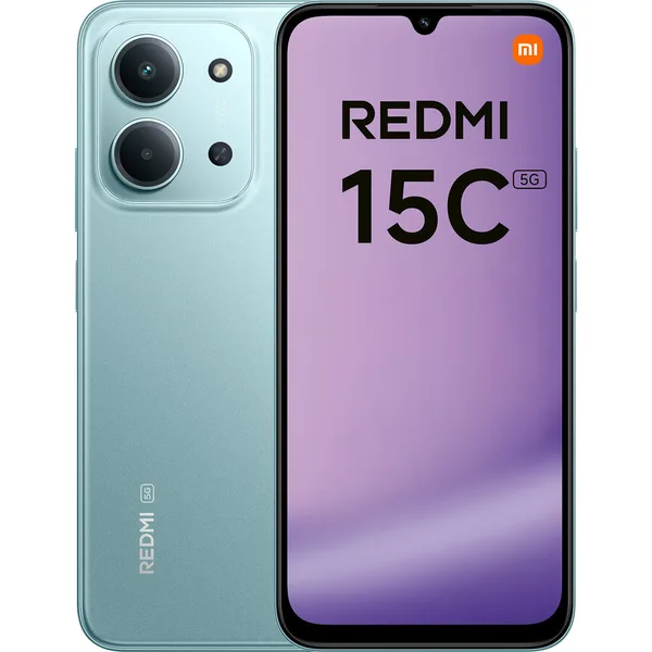 Telefon mobil Redmi 15C 128GB 4GB RAM Dual Sim 5G Mint Green