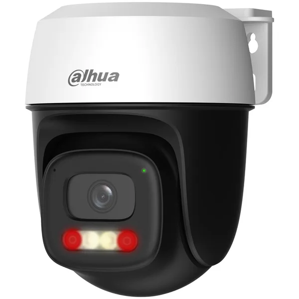 Camera de Supraveghere Wireless Dahua Picoo PT de exterior DH-IPC-P5IP-PV-0280B-EUR, 5MP 2880×1620, WiFi 6, Night Vision, Smart Dual Light, AI Human & Vehicle Detection, Auto Tracking, 350° Pan/90° Tilt, Two-Way Talk, Sound & Light Alarm, IP66