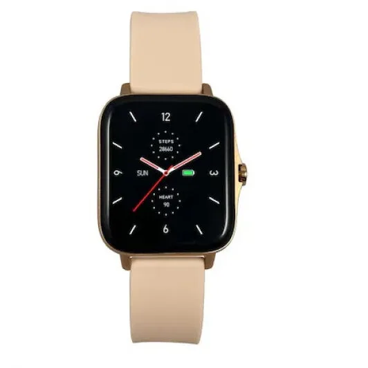 Smartwatch Fit FW55 Aurum Pro Gold Ecran 1.7Inch Roz/Auriu