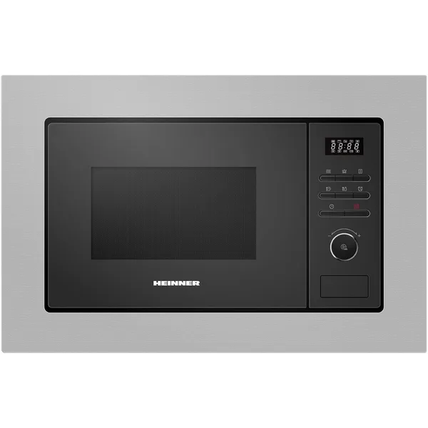 Cuptor cu microunde incorporabil Heinner HMW-MD20BISS, 20 l, Control digital, 1000 W, Inox