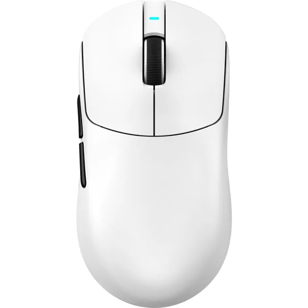 Mouse de gaming wireless ATTACK SHARK® X8 SE, mouse programabil wireless ultra-usor de 55 g cu fir/BT/2.4 GHz, rata de interogare 1K, senzor de gaming PixArt PAW3311, 25000 DPI, alb