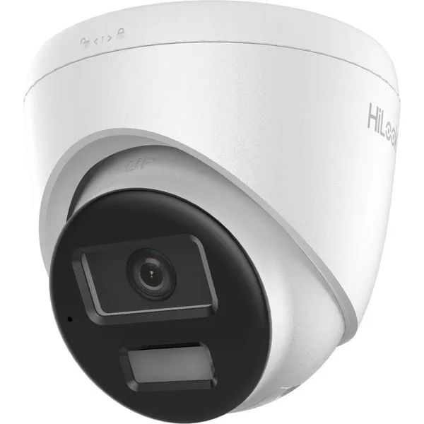 Camera IP dome Hikvision HiLook IPC-T240HA-LUF/SL, 4MP, dual light 30m, slot card, microfon si difuzor, IP67, Human and Vehicle Detection