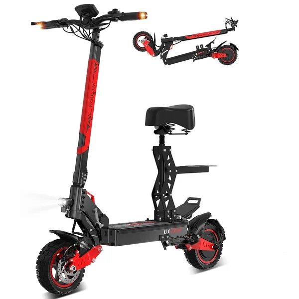 Trotineta electrica KOOLUX U1, Suspensie fata si spate, Roti 10", viteza maxima de 45 km/h, 45-70 km, motor max800 W, 48V 15.6 Ah