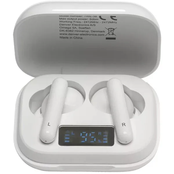 Casti Bluetooth TWE-38 TWS Alb