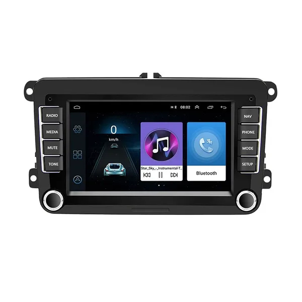 Navigatie GPS Android VW Golf 5 6 Passat B6 B7 CC Tiguan Touaran Jetta Eos Polo Amarok, 7 inch, Internet, 4G, Aplicatii, Waze, Wi Fi, Usb, Bluetooth, Mirrorlink 7 inch