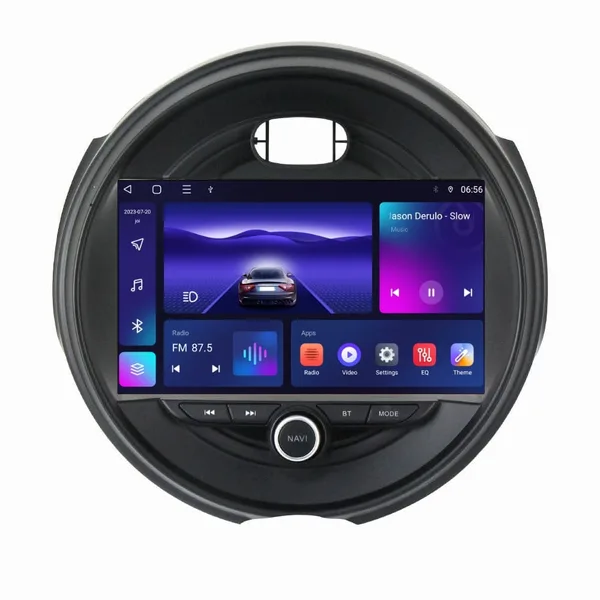 Navigatie dedicata cu Android Mini Clubman (F54) 2015 - 2020, 4GB RAM, Radio GPS Dual Zone, Display HD IPS 9" Touchscreen, Internet Wi-Fi, Bluetooth, MirrorLink, USB
