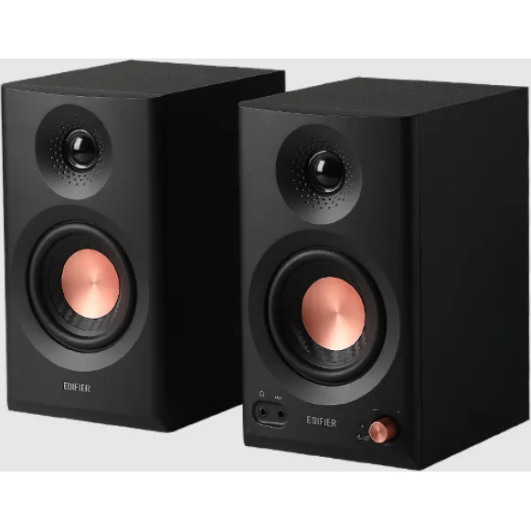 Boxe 2.0 RMS 36W (2 x 18W) Studio monitor Intrare Jack 6.35 TRS Balanced RCA Negru