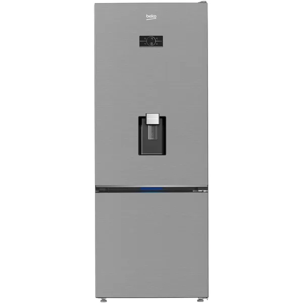 Combina frigorifica Beko B3RCNE534HDXB, 475 l, H 187 cm, No Frost, Clasa E, HarvestFresh, , Iluminare LED, Inox Look
