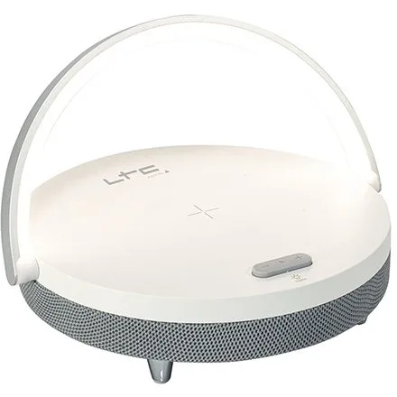 Boxa portabila Bluetooth 5W Cu Charger Inductiv Alb/Gri