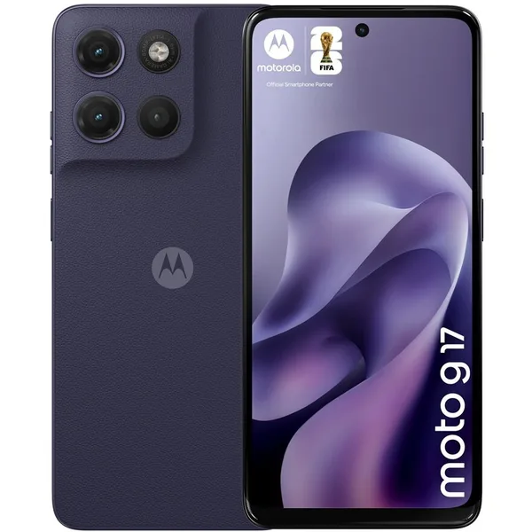 Telefon mobil Moto G17 128GB 8GB RAM Dual Sim 4G Evening Blue