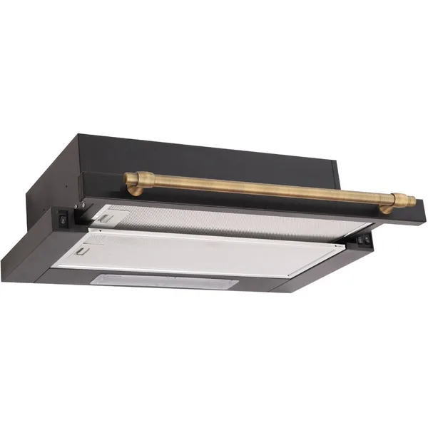 Hota incorporabila Lean Retro Nero 60cm 2 motoare Antracit