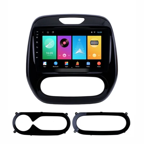 Navigatie dedicata cu Android Renault Captur I 2013 - 2020, 1GB RAM, Radio GPS Dual Zone, Display HD IPS 9" Touchscreen, Internet Wi-Fi, Bluetooth, MirrorLink, USB