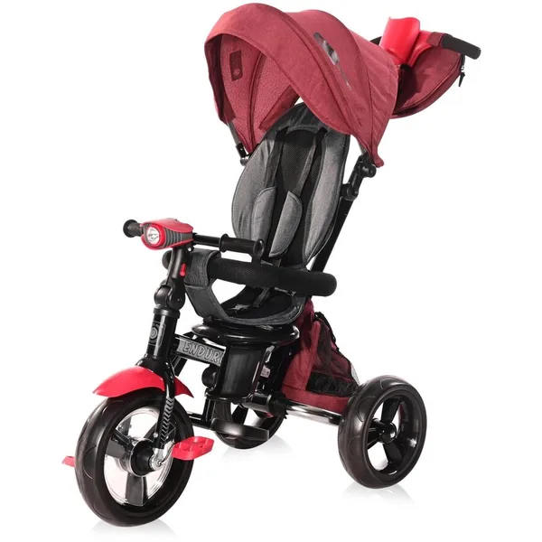 Tricicleta Multifunctionala 4in1 Enduro Scaun Rotativ Red & Black Luxe