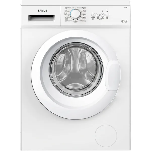 Masina de Spalat Rufe Automata Slim WSL-5081 Capacitate 5Kg 23 Programe Clasa Energetica D Alb