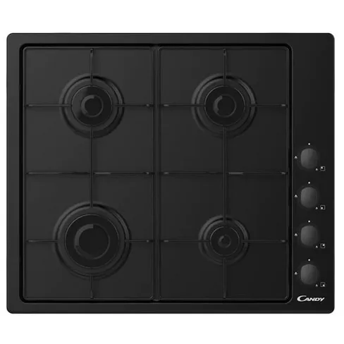 Plita incorporabila CHW6LBB gaz 4 arzatoare aprindere electrica 60cm Negru