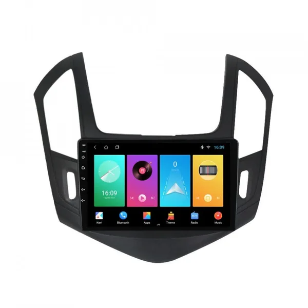 Navigatie dedicata cu Android Chevrolet Cruze 2013 - 2015, 2GB RAM, Radio GPS Dual Zone, Display HD IPS 9" Touchscreen, Internet Wi-Fi, Bluetooth, MirrorLink, USB