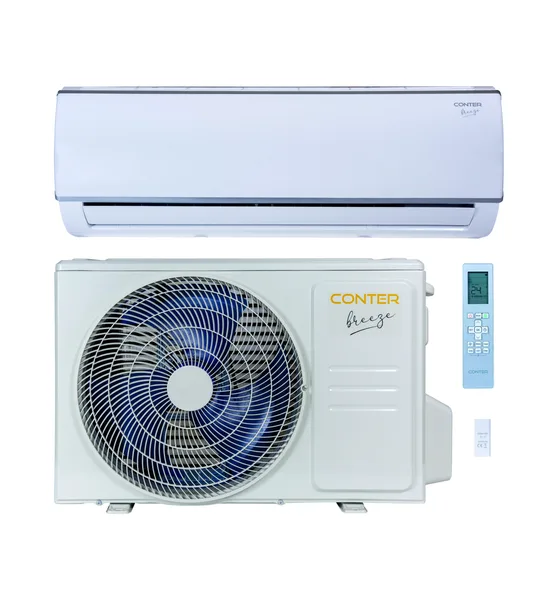 Aparat aer conditionat Conter Breeze, 18000 BTU, Wi-Fi Control, inverter, Clasa A++, functii Self cleaning, Follow me, Sleep mode, alb