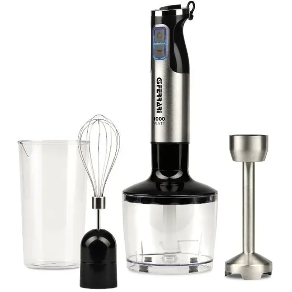 Blender de Mana Multifunctional 1000W Otel Inoxidabil 8 Viteze Antelao Kit
