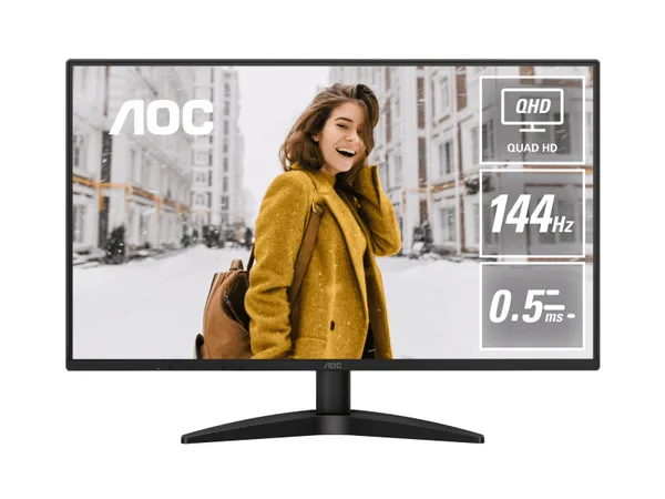 Monitor Gaming AOC Q27B36X, 27", 2560 x 1440 pixeli, Black, 3 ani Garantie