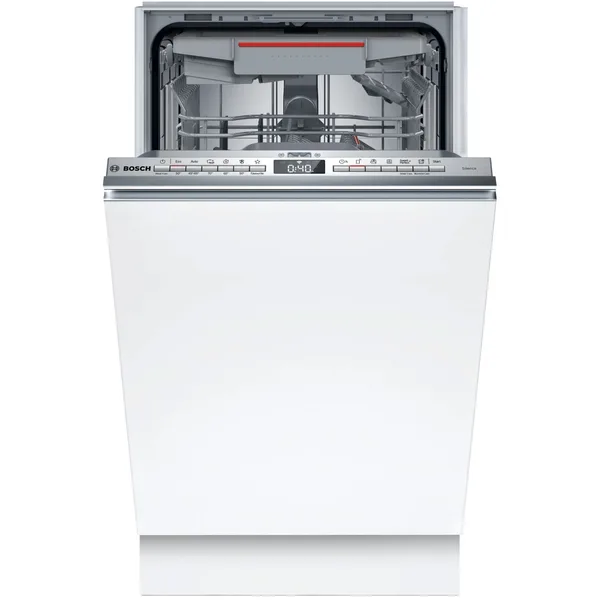 Masina de spalat vase incorporabila Bosch SPV4EMX62E, 10 seturi, 6 programe, EfficientDry, EcoSilence Drive, Home Connect, InfoLight, Clasa D, 45 cm