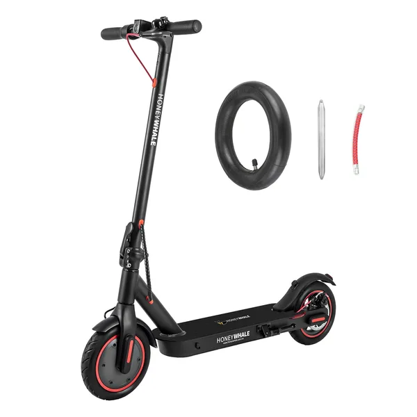 Trotineta electrica pliabila pentru adulti HONEYWHALE M2 Pro, motor de 500W, viteza maxima 32 km/h, control prin aplicatie Bluetooth si pilot automat, culoare neagra