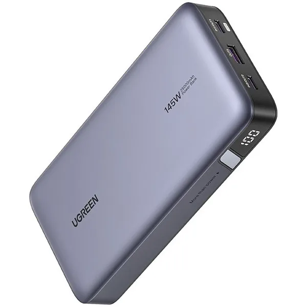 Acumulator extern UGREEN Power Bank PB205, 25000mAh, incarcare bidirectionala rapida 145W Fast Charging