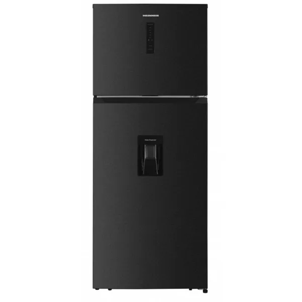 Frigider cu 2 Usi HF-HM413NFD Clasa E 413l Full No Frost Display Touch Dozator Apa Inox Antracit