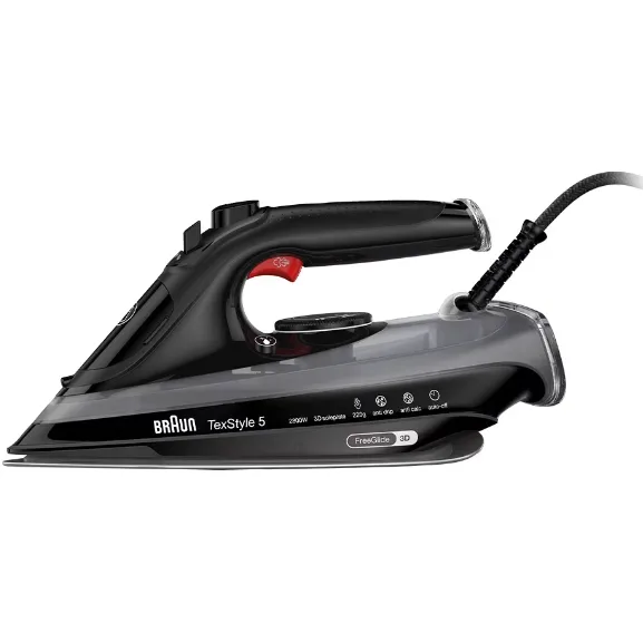 Fier De Calcat TexStyle 5 SI5088BK 2800W Abur Variabil 50G/Min Jet De Abur 220G/Min Rezervor 300Ml Negru