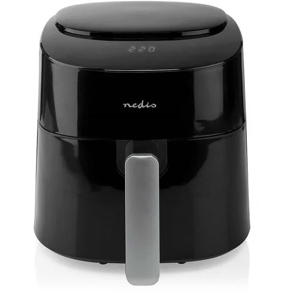 Friteuza cu Aer Cald 4.2L Temporizator 240Min 6 Programe Presetate Negru