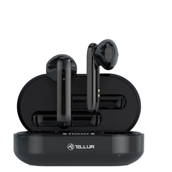 Casti Flip True Wireless Bluetooth Negru