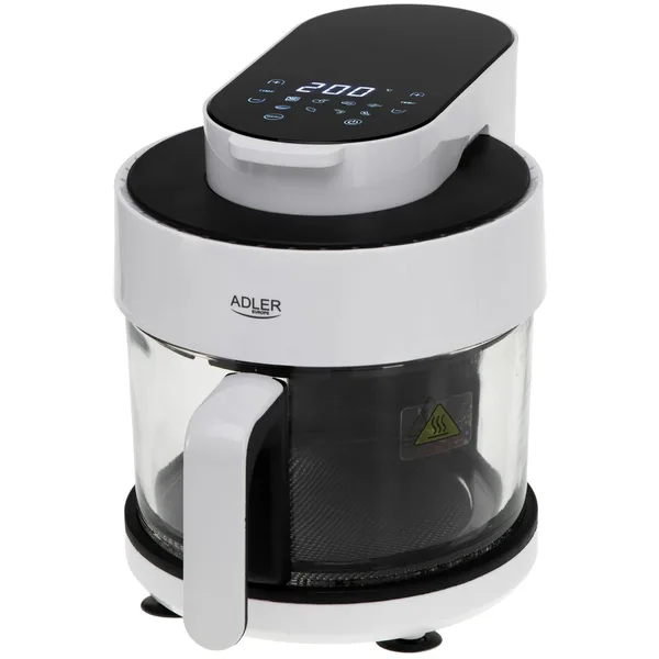 Friteuza cu Aer Cald AD 6316 Capacitate 3L 8 Programe Presetate Timer Touch Control 1400W Alb/Negru
