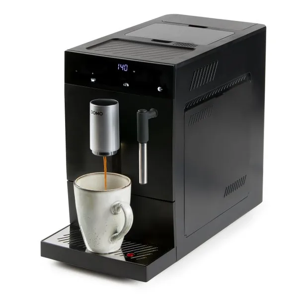 Espressor automat Domo DO1150K, 19bar, 1.1L, 125g, rasnita, touchscreen