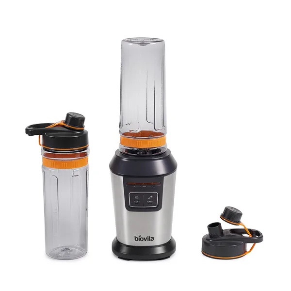 Blender personal Biovita Legend-800, 2 vase x 0.6 L, putere 800W, Inox