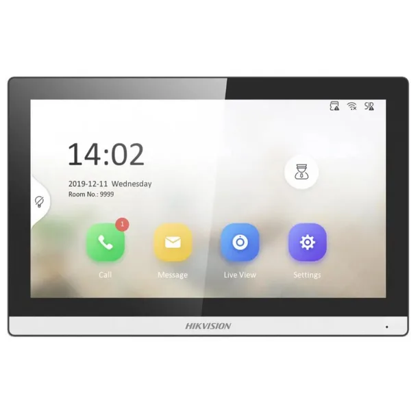 MONITOR LCD 7" COLOR CU TOUCH SCREEN Hikvision DS-KH6350-WTE1
